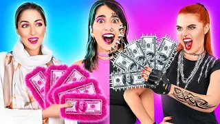 I HAVE 2 MOMS || Mom VS Stepmom! Funny Rich VS Broke Situations by 123 GO! CHALLENGE