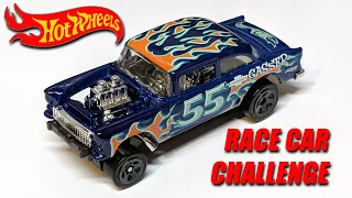 Race Car Challenge - Hot Wheels 55 Chevy Bel Air Gasser "Frost Bite"