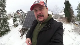 Parallel oder doch lieber in Reihe? #Solarpanels im Schnee #Solaranlage im Winter #utuberlars #check