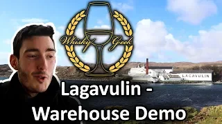 Visiting Lagavulin - let the fun begin! Warehouse Demo with Iain McArthur