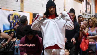 Les Twins & Lady Tchozn Battle a Fan | Stop Drop Dance Camden, NJ 8-26-17