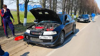 Mitsubishi Lancer Evolution 6 vs LEXUS GS 450h и BMW X3 3.0D Stage 1