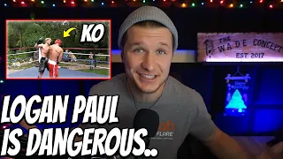 Logan Paul SPARRING Footage Breakdown!! Does He Have Any Shot to Beat Floyd?? l *KNOCK OUT*