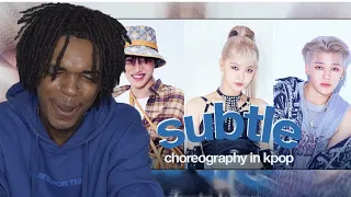 the most subtle choreography moments in kpop REACTION