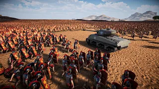 1 SUPER TANK vs 1 MILLION ROMAN SOLDIERS - Ultimate Epic Battle Simulator 2