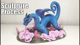 Dragon Polymer Clay Sculpture Timelapse | Fantasy Art & Craft | Tutorial