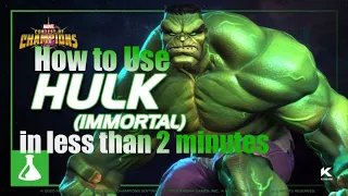 Master Hulk (Immortal) in No Time – Secrets Revealed! #marvel,  how to use immortal hulk