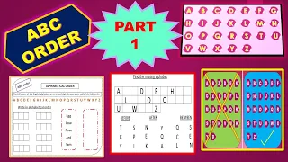 English Grammar - ABC order -Alphabetical order - Class1- worksheet