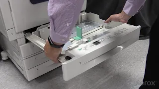 Xerox® WorkCentre® 7120 7220 7225 Multifunction Color Laser Printer Removing the Paper Trays 1 & 2