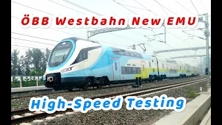 【China Rail】20210725 New EMU Made by CRRC Zhuzhou for ÖBB Westbahn was High-speed Testing in Beijing