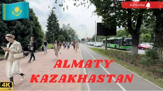 Almaty city walking tour |4k| 🇰🇿 #kazakhstan