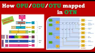 OTN Basic | Frame structure | OPU/ODU/OTU mapping with multiplexing in OTN #OTN