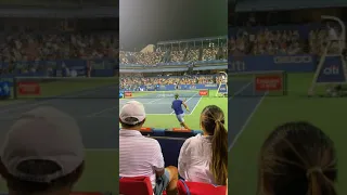 Nadal vs Sock (Court Level View) Epic Crowd Reaction!