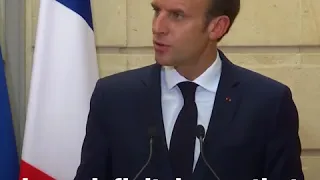 Macron  "Qatar is a friend for France"