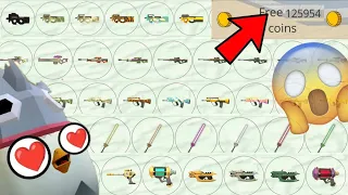 🥳 I BOUGHT ALL GUNS SKIN IN CHICKEN GUN