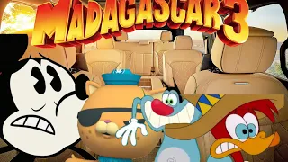 Madagascar 3 (Walt Disney pictures and peytonrigbywood studios style) car chase