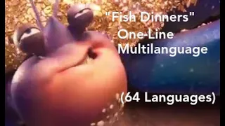 Shiny (From Moana/Vaiana) "Fish Dinners" One-Line Multilanguage