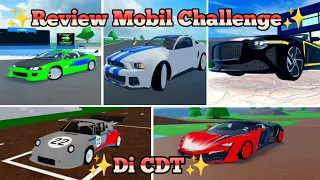 Review Semua Mobil Challenges | Roblox CarDealershipTycoon