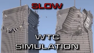 Blender Demolition - Case Study: World Trade Center (slowed down)