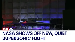 NASA unveils super quiet X-59 supersonic jet