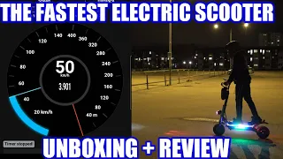 120KM/H (74.5MPH ) ELECTRIC SCOOTER REVIEW AND UNBOXING: AMAZING!