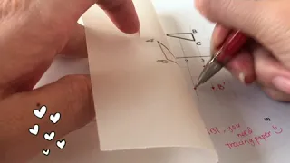 Rotation 90 Clockwise & AntiClockwise using Tracing Paper (Transformation)