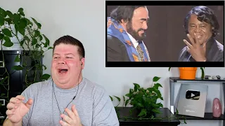 Voice Teacher Reacts to James Brown & Luciano Pavarotti - It's A Man's Man's Man's World