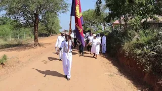 The procession of the late Peter Maundu ASM Masini corps