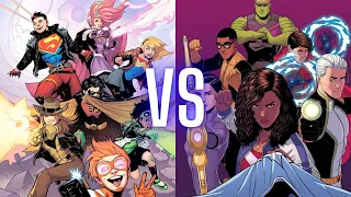 Young Justice From Prime Earth Vs Young Avengers From Earth-616 | Battle Through The Multiverse