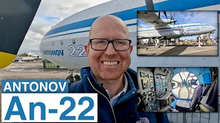 Guided tour through the world's largest turboprop - the Antonov An-22