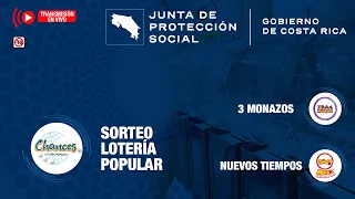 Sorteo Lotería Popular N°6.841 NT Rev y Mega Reventados N°21.392 y 3 Monazos N°3.818. 16-04-24. JPS.