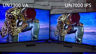 LG UN7300 VA Panel VS  LG UN7000 IPS Panel  TV Comparison
