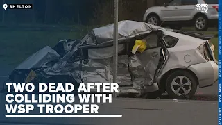 Victims identified in fatal crash with WSP trooper in Mason County