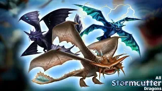 All Stormcutter Dragons  - The Stormcutter Collection, vs. Fleet 999 | Dragons: Rise of Berk