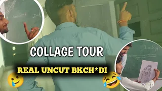 COLLAGE TOUR WITH MY FRIEND REAL UNCUT BKCHDI | VLOG 4