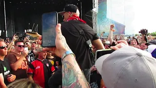 Tom Morello in the crowd at Sonic Temple Music Festival 5/17/19