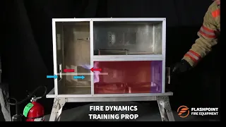 Backdraft demonstration with Flashpoint Fire Dynamics Training Prop