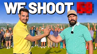 Can we SHOOT 59 in a scramble (huge crowds!)