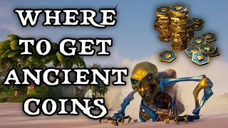 How to get ANCIENT COINS in SEA OF THIEVES! | ANCIENT SKELETONS, Plunder Pass, and Stores Explained