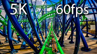 Poltergeist front seat on-ride 5K POV @60fps Six Flags Fiesta Texas