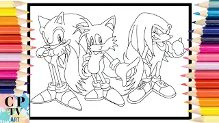 Sonic Team Coloring Pages/Sonic/Tails/Knuckles/Cartoon - On & On (feat. Daniel Levi) [NCS Release]