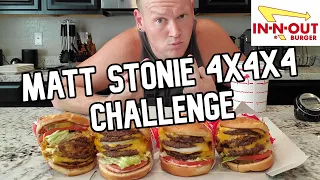 Matt Stonie - In N Out 4x4x4 Challenge!