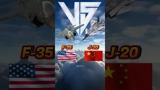 🇺🇸 F-35 vs J-20 🇨🇳 Which Fighter Jet Would Win in a Dogfight?