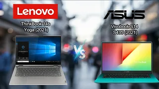 Lenovo Thinkbook 14s Yoga (2021) vs Asus VivoBook S14 S435 (2021) | I choose Thinkbook 14s.