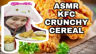 ASMR CRUNCHY KFC CHEESE & CEREAL MUKBANG