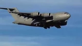 *RARE* RAAF C-17 Globemaster III Sunset Arrival Melbourne Airport