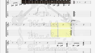 Escape From Life   My favourite story GUITAR TAB