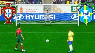 FIFA 23 ! PORTUGAL VS BRAZIL ! RONALDO VS NEYMAR I  PENALTY SHOOTOUT ! PC GAME NEXT GEN 4K!