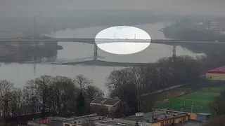 Крупная авария на Восточном мосту попала в объектив камеры «Панорама ТВ»