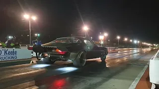 1981 Twin Turbo LS 2nd Gen Camaro Drag Racing At WIR @NightmareGarage